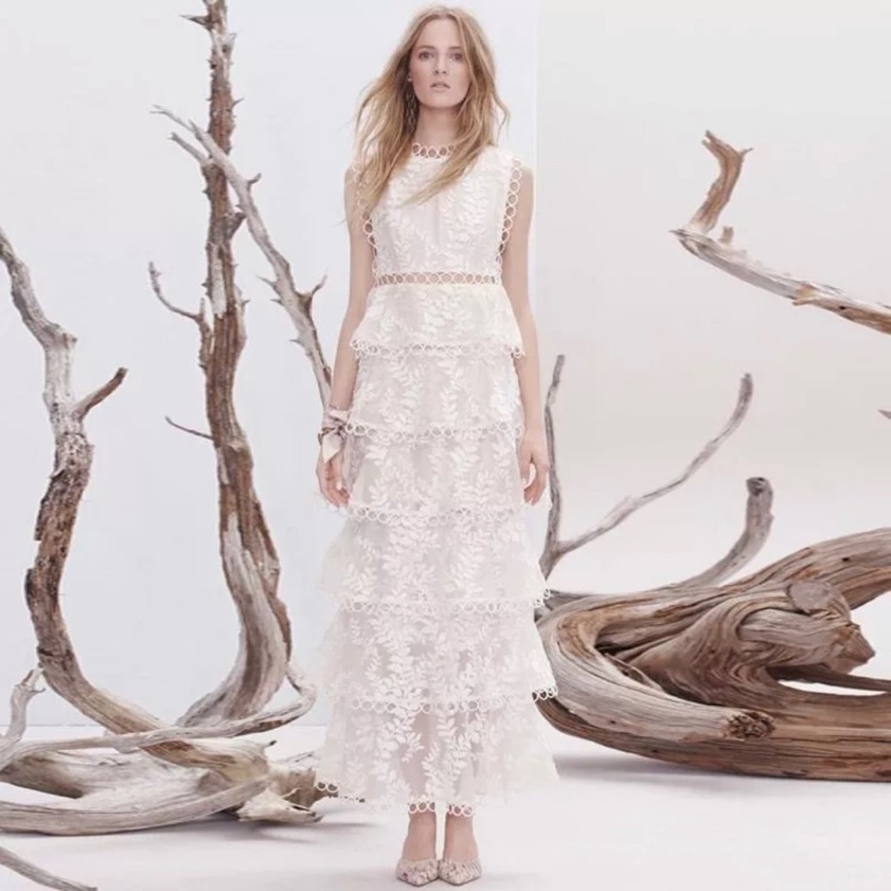 White layer dress